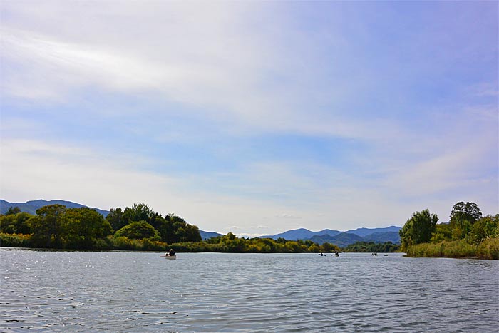 余市川の川下り