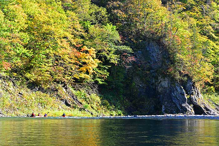 沙流川の川下り