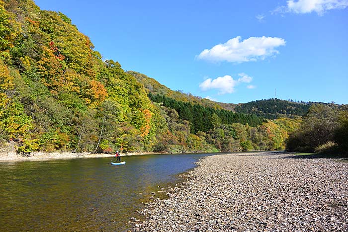 後志利別川の川下り