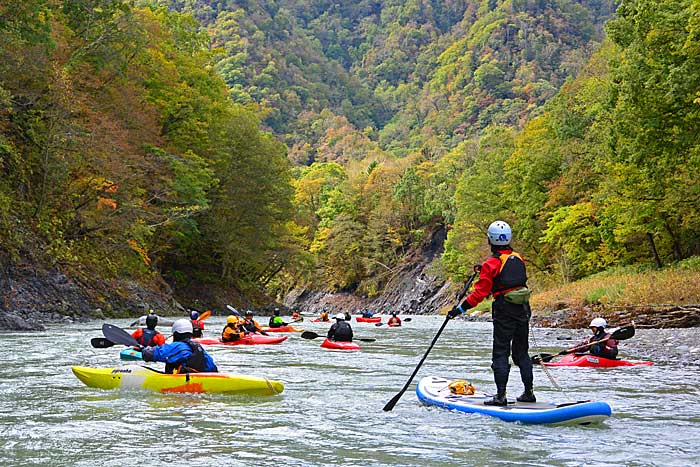 沙流川のダウンリバー