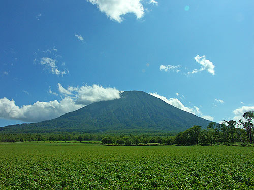 羊蹄山が美しい