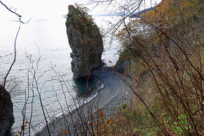 美利加浜の立岩（オアラピヌイ）